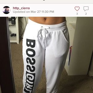 boss girl joggers